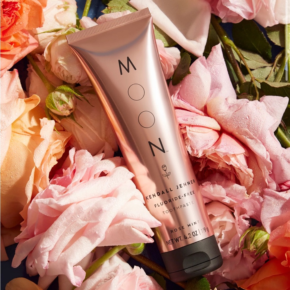 3 New With Boxes Tubes of KENDALL JENNER ROSE MINT TOOTHPASTE by MOON